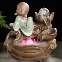 创意流水实用摆件新婚庆送结婚礼物开业礼品欧式加湿器家居装饰品L