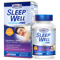 【保税发货】优克利好睡眠氨基酸改善睡眠质量软胶囊 80粒/瓶 2021.5到期