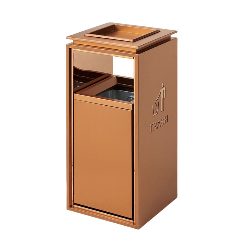 鑫龙都立式垃圾桶29cm个高清大图