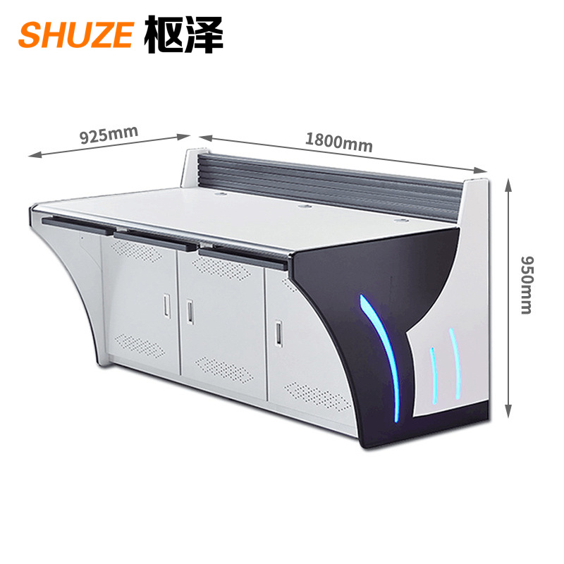 枢泽 监控操作台 三联 台高清大图