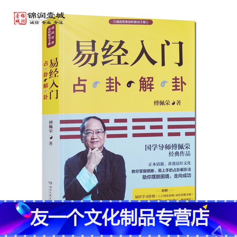 [友一个正版]易经入门 傅佩荣 著 湖南文艺出版社高清大图