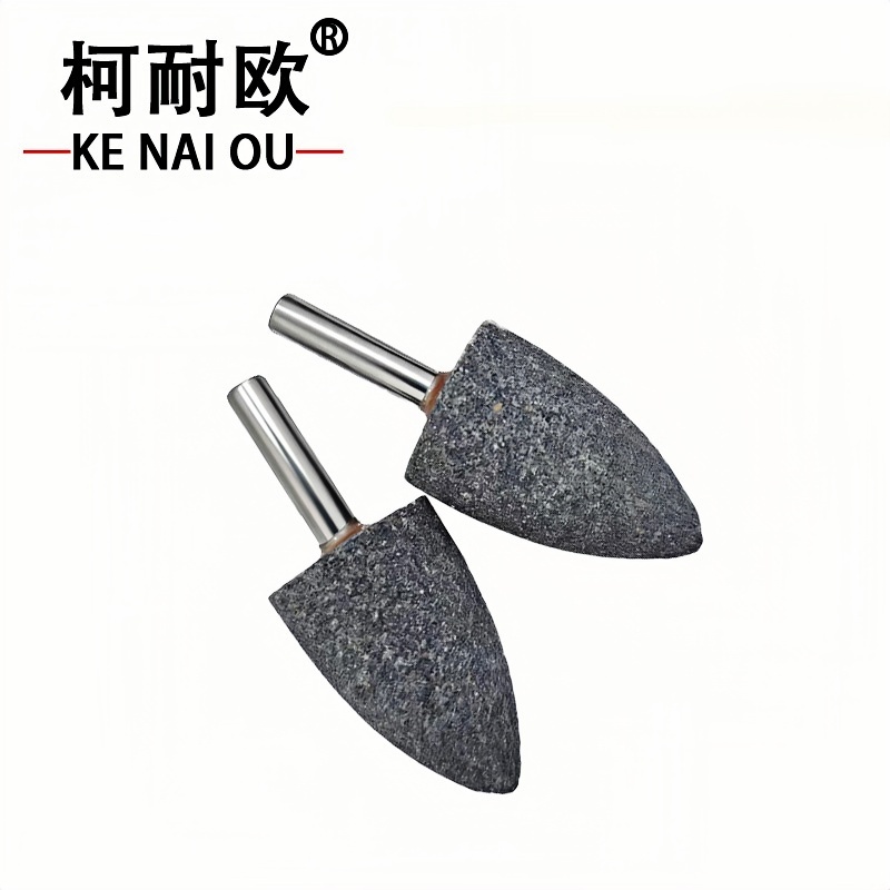 柯耐欧 火石仔蓝刚玉砂轮磨头 圆锥形6*25*38mm圆锥形6*20*36mm 个高清大图