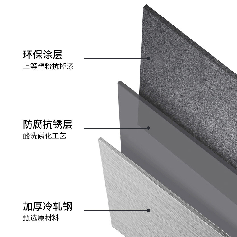 国翌 GY-HJ-120620W 轻型货架 白色 承载120KG/层 4层 1200*600*2000mm