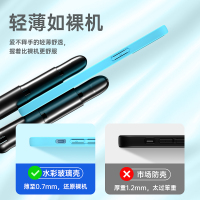 古尚古苹果12手机壳iphone12promax水彩玻璃套12mini新款迷你镜头全包防摔软硅胶耐脏ins风高级感个性