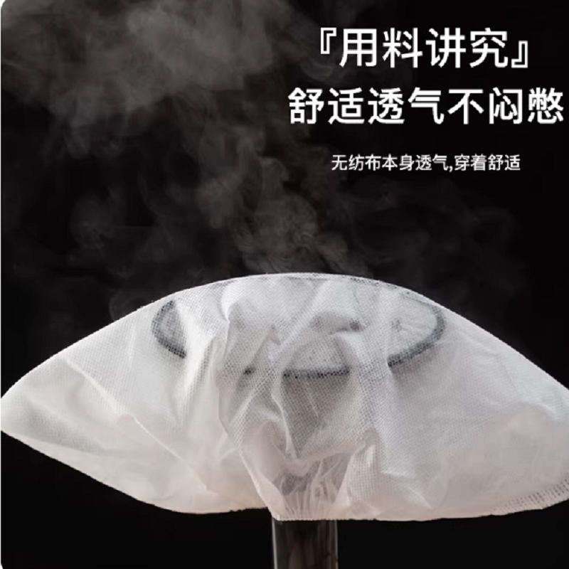 白色加厚无纺布鞋套一次性脚套家用成人儿童学生用机房布室内防滑高清大图