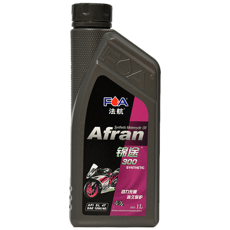 法航合成摩托车机油四冲程汽机油摩油4T风冷发动机锦途300 SL10W/40 1L图片