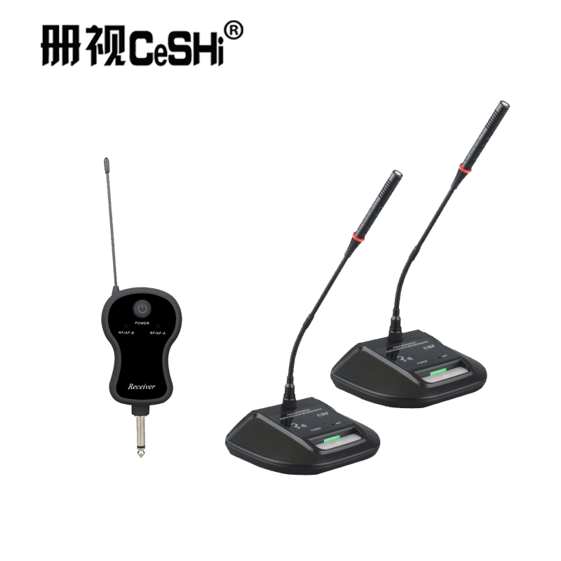册视万能无线麦克风一拖二J-102套高清大图