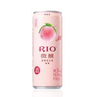 RIO锐澳微醺白桃乳酸菌口味鸡尾酒套餐 预调酒洋酒330ml*8罐