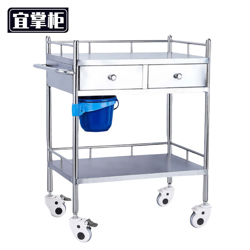 宜掌柜 工具车 小推车两层小号个