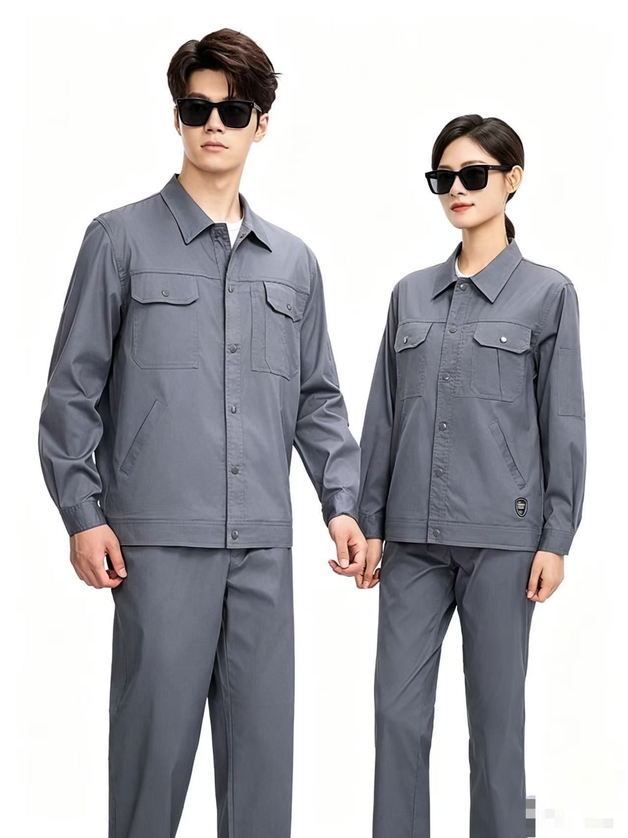 路安保夏季长袖工作服SYX562薄款耐磨透气套