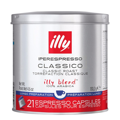 [经典浓缩]意利(illy)美式咖啡胶囊21粒 胶囊咖啡 搭配咖啡机使用 黑咖啡 进口咖啡粉 进口原味咖啡 意大利进口