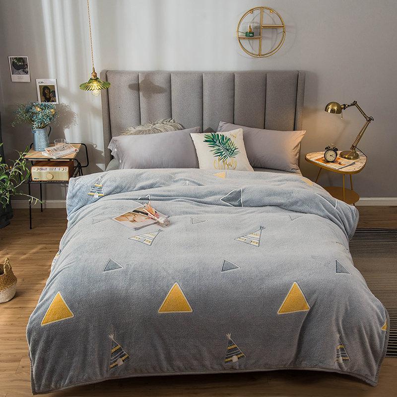 雪花绒毛毯被子毯子亲肤舒适绒床单人毛巾被宿舍单人午睡毯_719_386 毛毯尺寸：150*200cm 雪花绒毯-慕斯