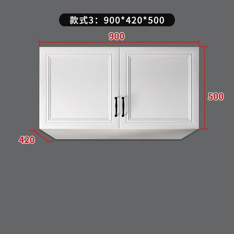 森美人现代简欧衣柜加高顶柜卧室顶柜餐厅厨房阳台顶柜定制DG-202 款式3：900*420*5002门