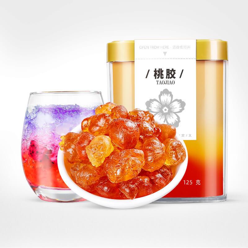 杞里香300g罐装桃胶大颗粒精选老桃树桃胶可搭配皂角米食 用桃花泪
