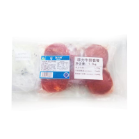 科尔沁 菲力牛排套餐 8包 16片装 1.2kg/袋 谷饲牛肉 (含料包)