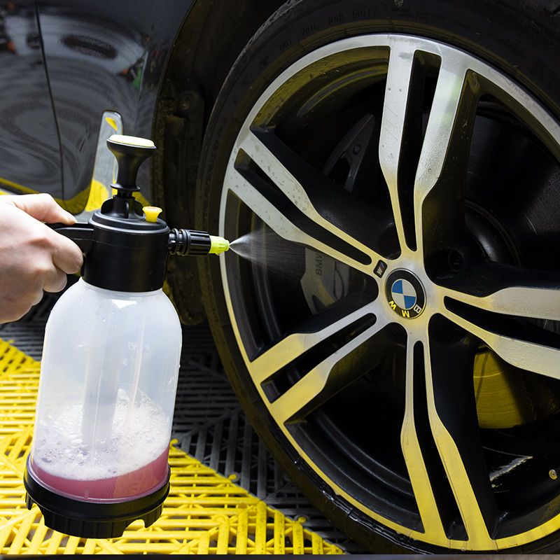 汽车贴膜喷壶消毒浇花喷雾器洗汽车美容喷水壶耐酸碱气压式洒水壶2l