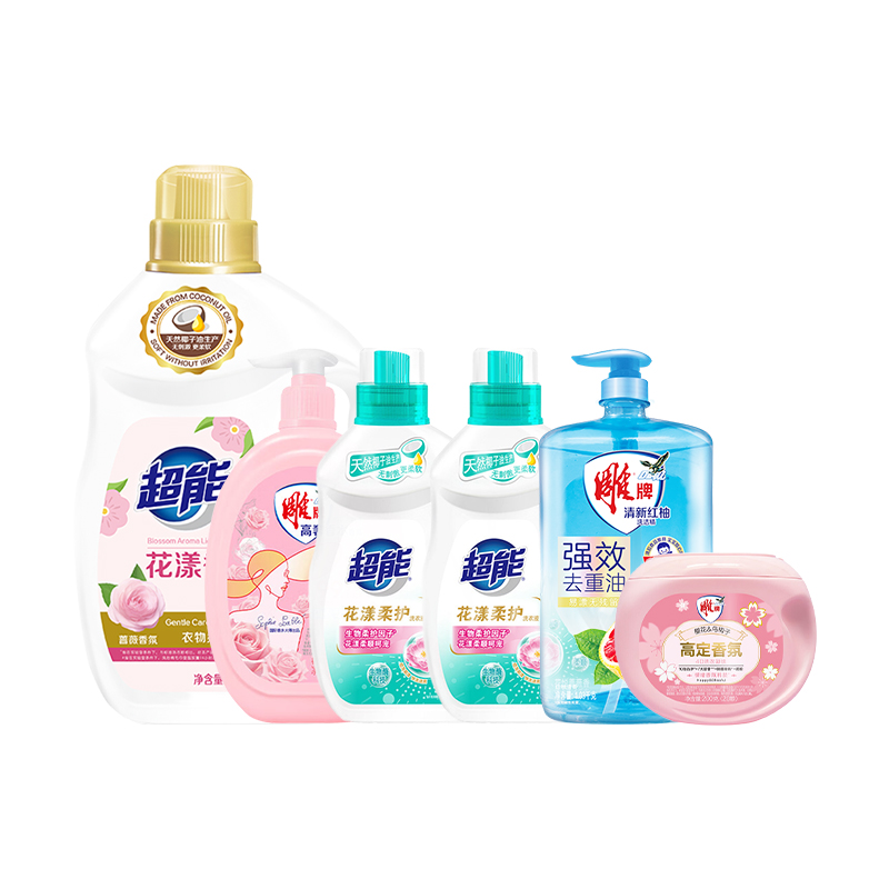 超能 洁净清新(单位:套) 混色 全能焕新家居清洁礼包