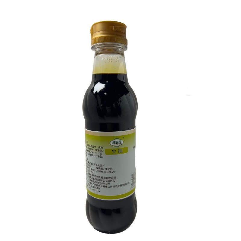 钿满堂生抽500ml/瓶图片