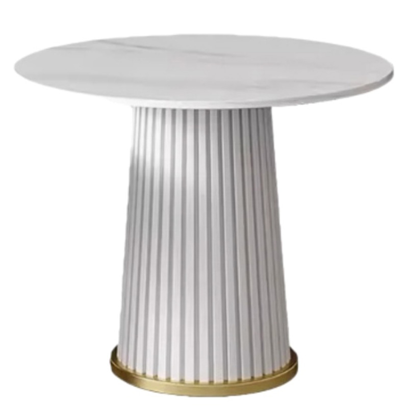 豫龙悦 白色岩 板 茶 几高清大图