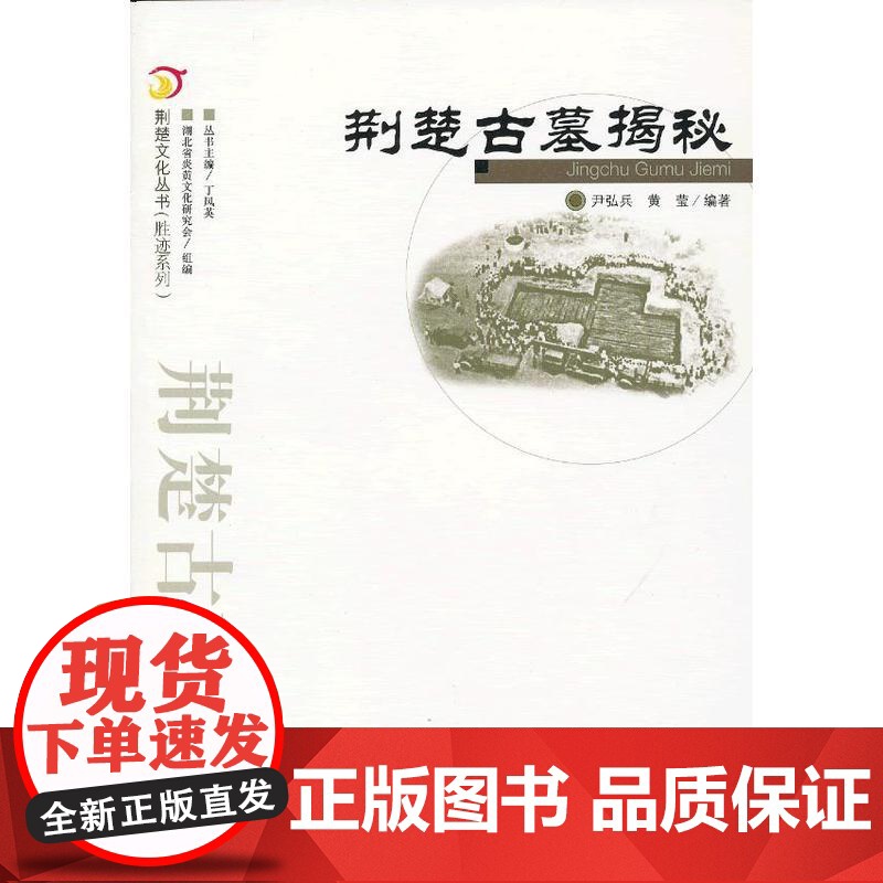 荆楚古墓揭秘.荆楚文化丛书(胜迹系列) 尹弘兵 武汉出版社 正版书籍高清大图