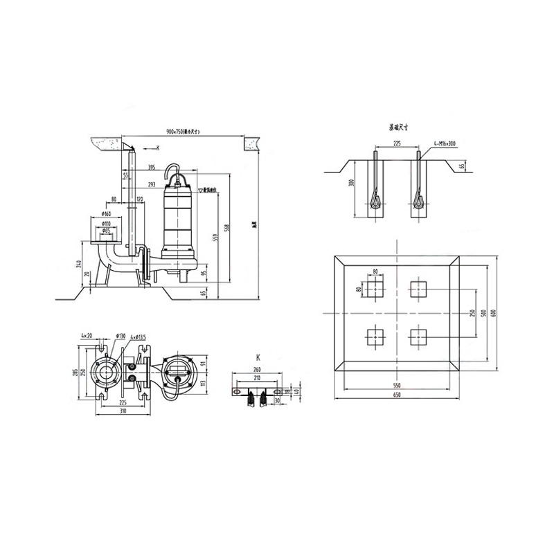 美光工谷 潜水排污水泵 65WQE35-15-3 台高清大图