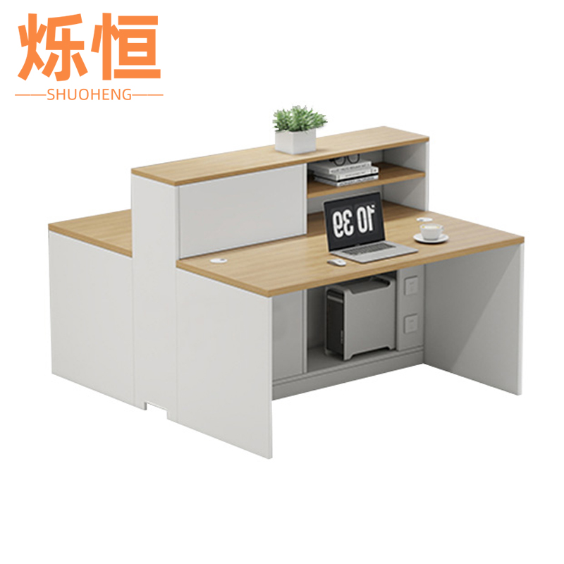 烁恒职员桌1.2m含柜套高清大图