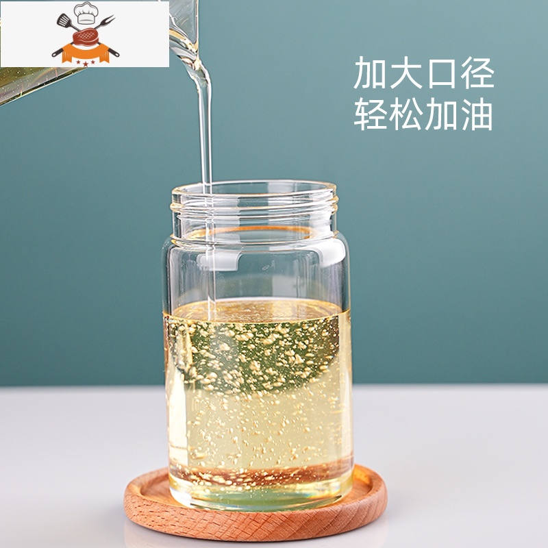 硅胶油刷带瓶玻璃家用烘焙烧烤刷子可高温厨房刷油瓶食用煎饼烤肉 敬平 倒油/刷油双功能油刷瓶(蓝色)高清大图