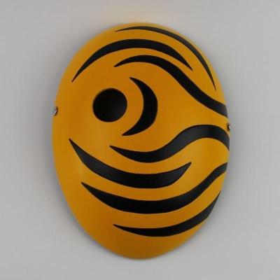 火影忍者面具cos究极风暴4新斑晓宇智波带土阿飞暗部恐怖面具道具黄色