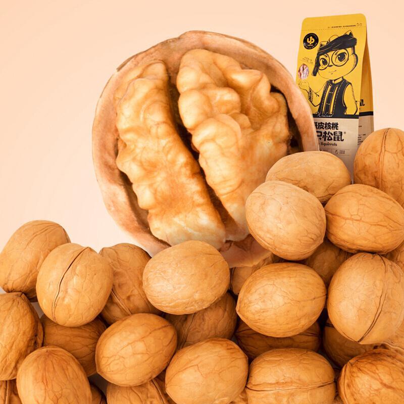 三只松鼠 原味纸皮核桃 210g/袋 (一袋装)货期3-7天 可定制