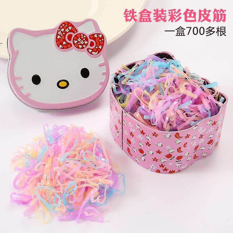 家柏饰(CORATED)扎头不伤圈黑色绳儿童胶圈女童小橡皮筋成人饰品女孩头绳高清大图
