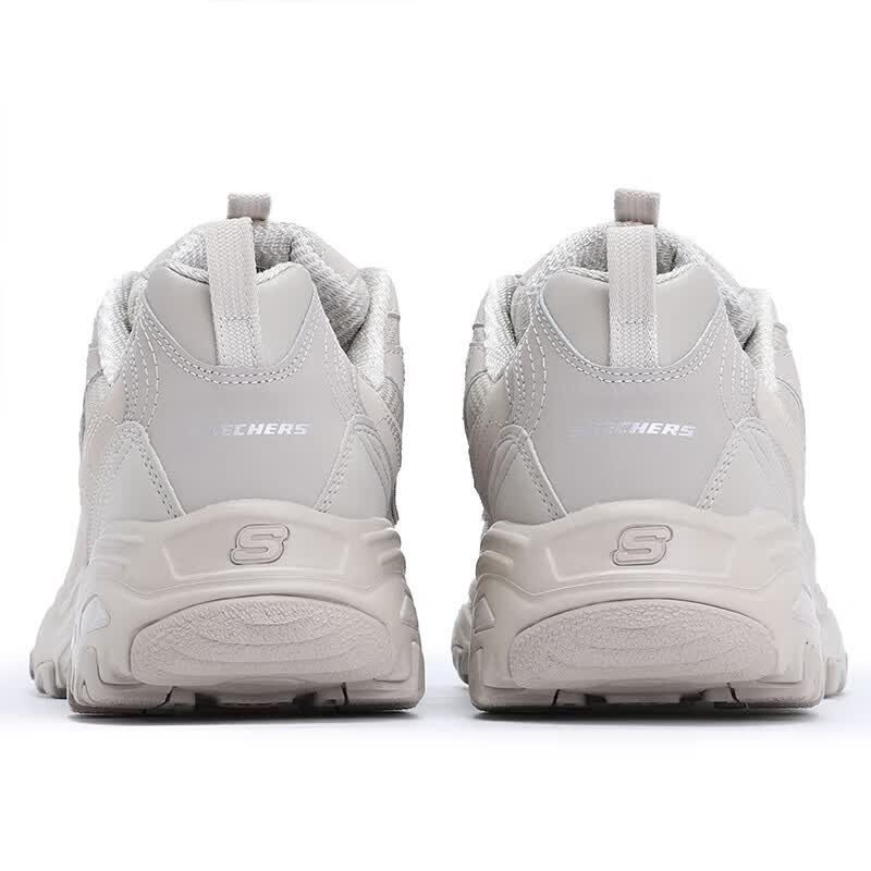 斯凯奇（Skechers）男鞋新款运动鞋潮流时尚复古熊猫鞋健步训练厚底休闲鞋52675-NAT ZP高清大图