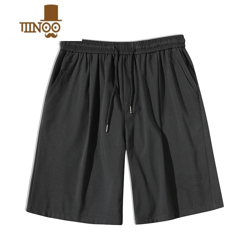 YANXU~短裤男款外穿宽松运动休闲潮牌夏季冰丝速干五丝~动X高清大图