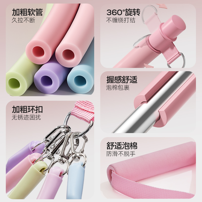 yottoy拉力绳练背挂门高位下拉训练器弹力带弹力绳开肩健身运动框高清大图