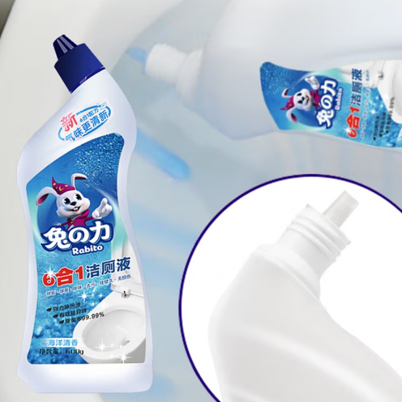 兔之力(森林香)洁厕液 600ml*24瓶/箱高清大图