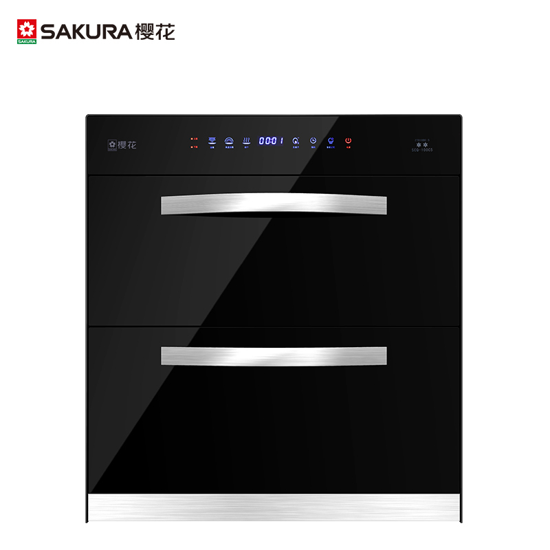 樱花(Sakura)二星级嵌入式高温消毒柜ZTD100C-5(SCQ-100C5) 100L 臭氧紫外线负离子