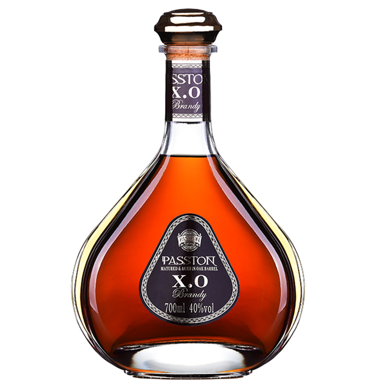 法国洋酒派斯顿PASSTON希尔XO白兰地40度700ml
