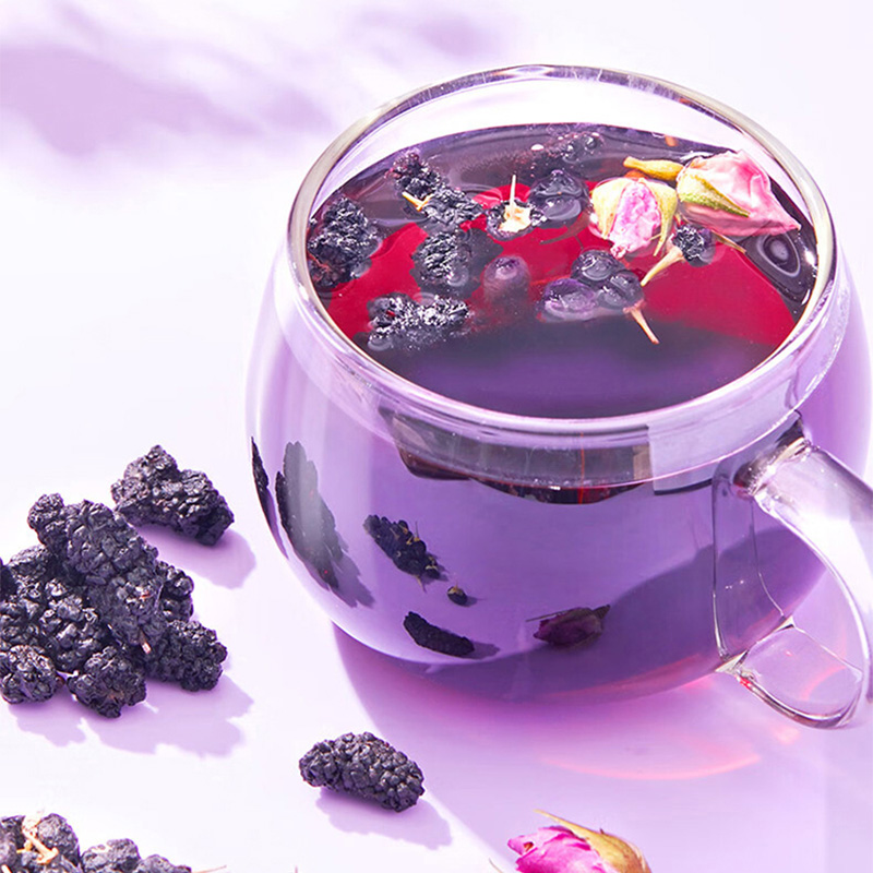 燕之坊枸杞茶香味浓郁即泡即饮盒装桑葚玫瑰味75g(包装随机)高清大图