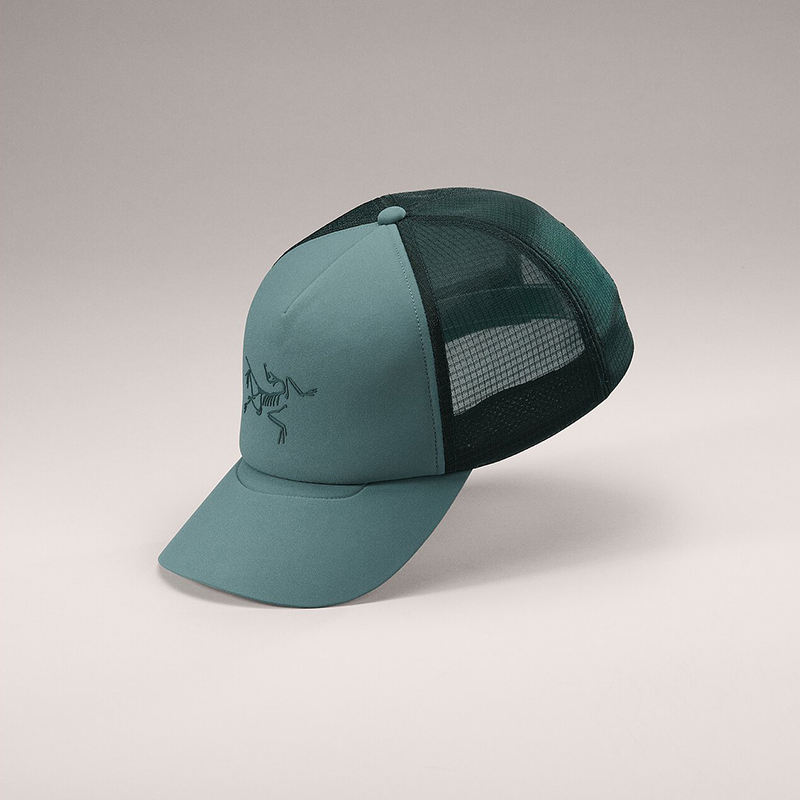 始祖鸟(arcteryx)鸟形弧形帽檐卡车司机帽鸭舌帽男女户外透气轻质