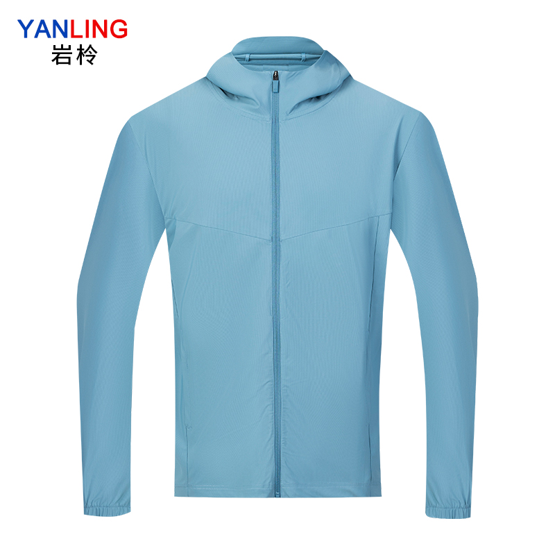 岩柃 梭织带帽运动上衣 25Y24901 碧城蓝 XXL