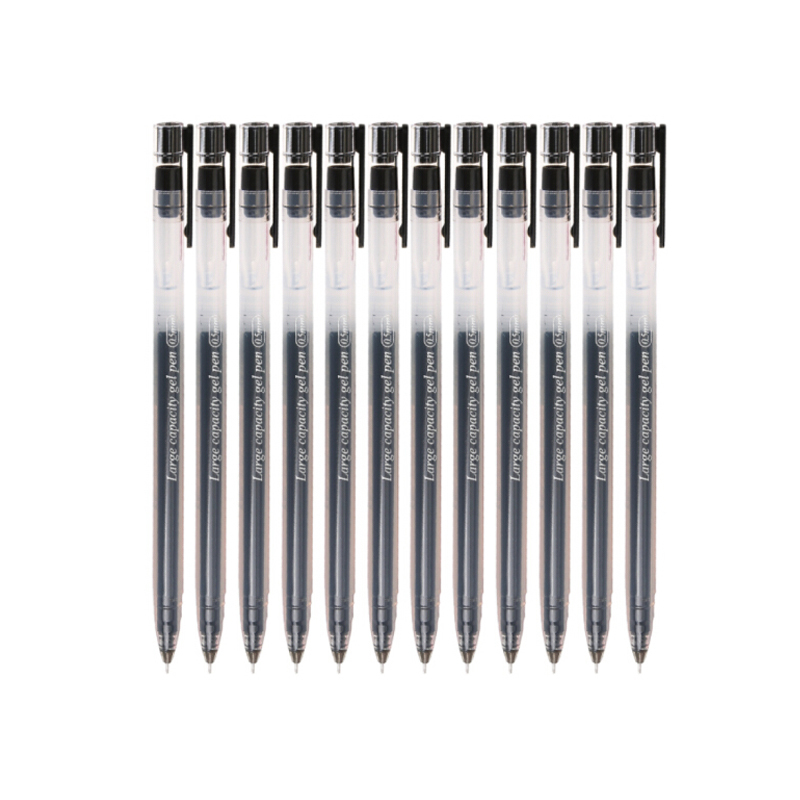 晨光大容量全针管中性笔0.5mm AGPB6901(12支/盒)