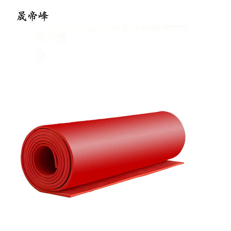 晟帝峰 绝缘橡胶垫 红 1m*1m*厚8mm25kv 平方米高清大图