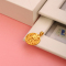 金一足金3D硬金福字喜上眉梢喜鹊连枝女士黄金吊坠送女友送妈妈(定价) ACB008