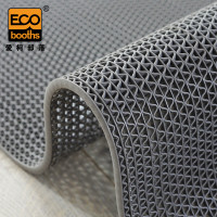 爱柯布洛 爱柯部落 0.9m*1m*5mm 防滑垫 斯柯D型发泡PVC塑胶S型镂空 灰色 计价单位:片110167