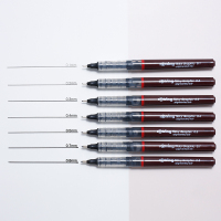 红环(rOtring)针管笔 绘图笔直液式 0.4mm黑墨水手绘勾线描边漫画笔Tikky系列