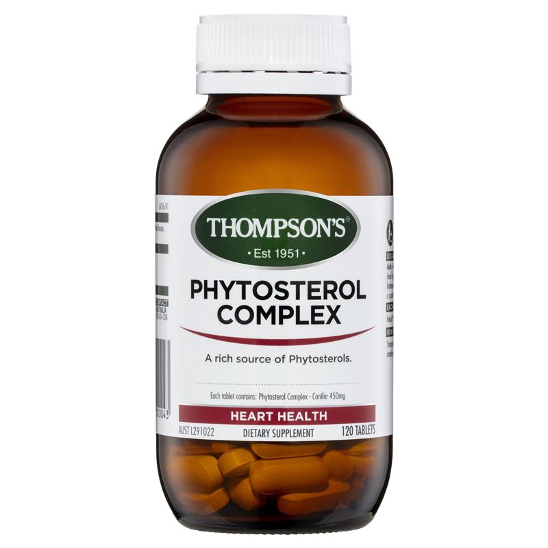 汤普森 Thompsons 复合胆固醇控制片 450mg 120粒 植物固醇 天然针叶树提取 新西兰