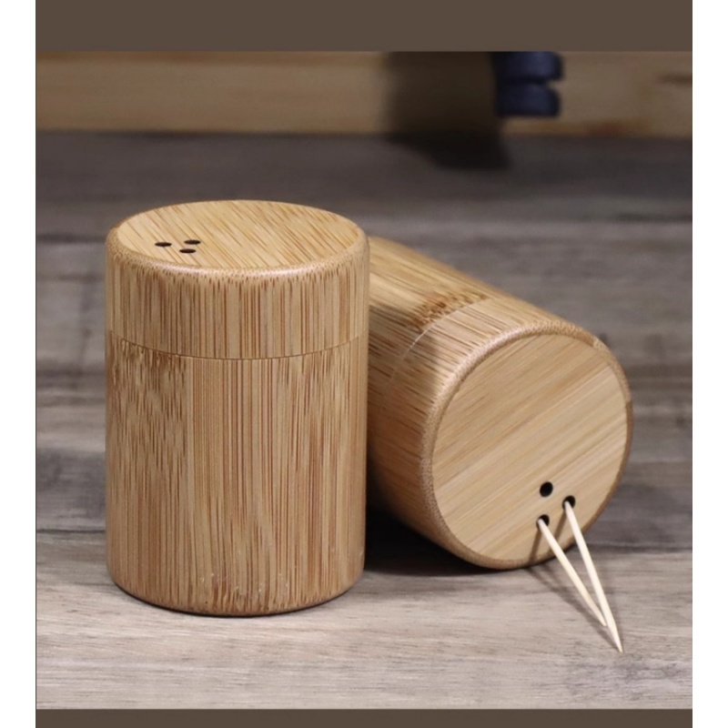 伊洛源 竹木质牙签盒高清大图