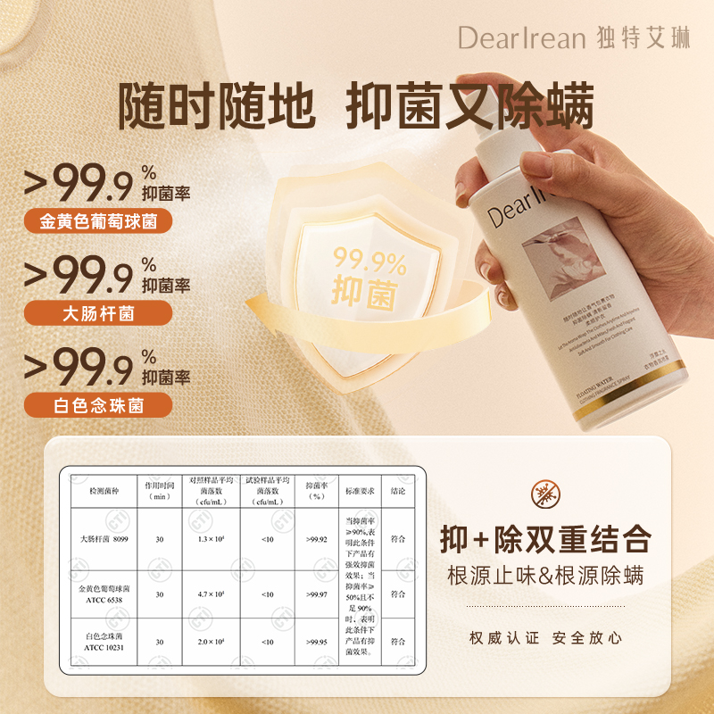 独特艾琳 衣物香氛喷雾-心跳回响 250ml高清大图