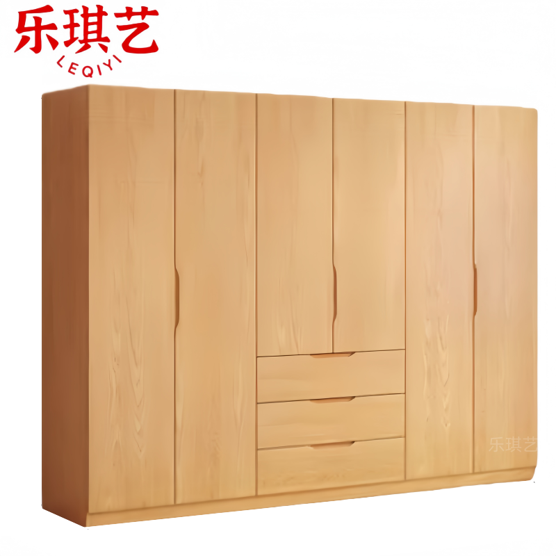 乐琪艺 更衣柜 六门 台高清大图