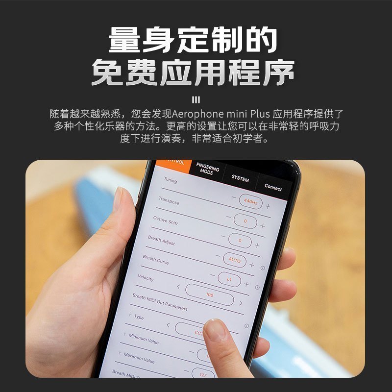 罗兰(Roland)AE-01C电吹管新型电子萨克斯支持蓝牙初学者成人老年人电子管乐