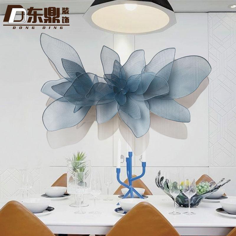现代墙饰软装样板房酒店餐厅会所客厅沙发床头背景墙家居挂件装饰 三维工匠 150*88CM壁饰高清大图